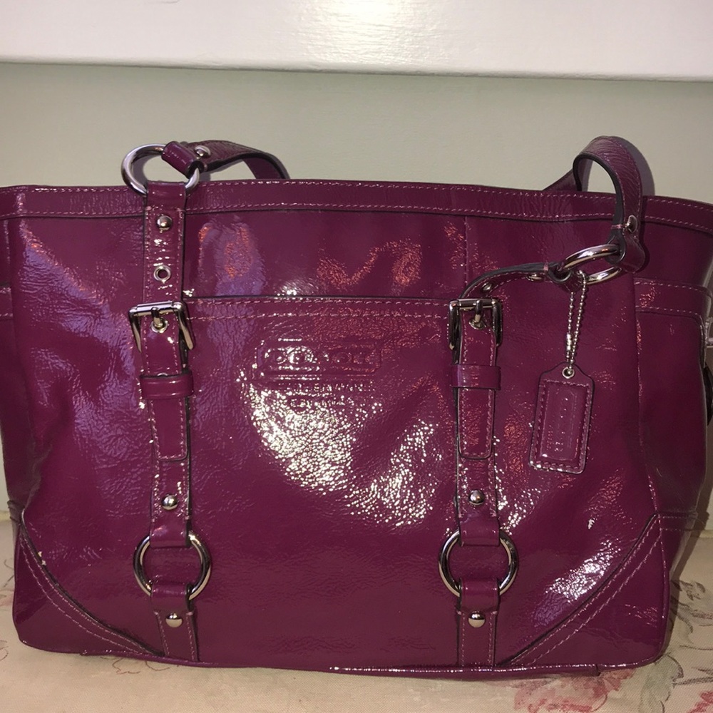 Leather Coach Bag